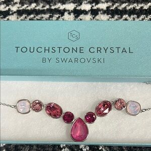 Touchstone Crystal Rose Garden Necklace